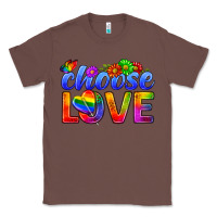 Chestnut Pride LGBTQ+ Choose Love Classic Tee - BundleAndBundleShop