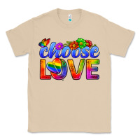 Mushroom Pride LGBTQ+ Choose Love Classic Tee - BundleAndBundleShop