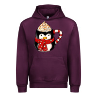 Mauve Wine coffee cups animal Urban Hoodie - CowhideDigitalArt