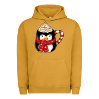Pigment Peanut Butter coffee cups animal Urban Hoodie - CowhideDigitalArt
