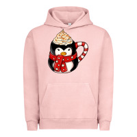 Pigment Salmon coffee cups animal Urban Hoodie - CowhideDigitalArt
