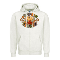 Oatmeal Heather pumpkin season Zipper Hoodie - CowGirlArtShop