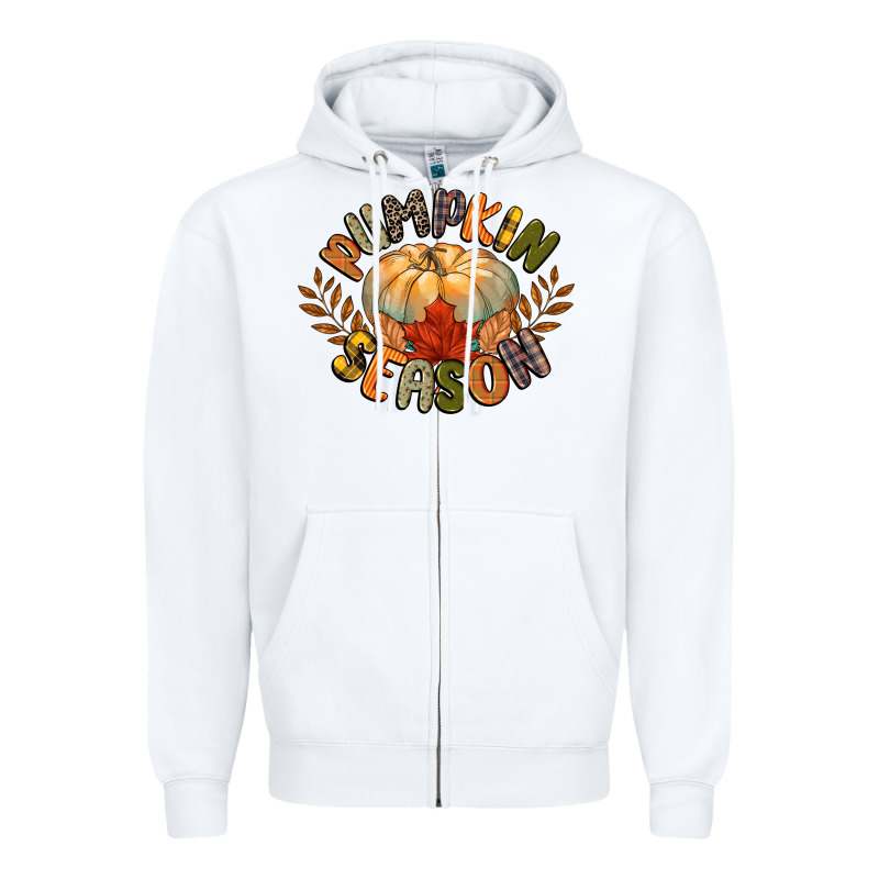 Pumpkin Season Zipper Hoodie by CowGirlArtShop | Teevron