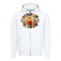 White pumpkin season Zipper Hoodie - CowGirlArtShop