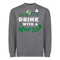 Storm Safety First Drink With A Nurse Heavyweight Sweatshirt - Bettercallsaul