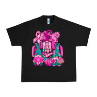 Black Breast Cancer Gnomies Truck Urban Heavy Tee - BundleAndBundleShop