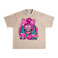 French Oak Breast Cancer Gnomies Truck Urban Heavy Tee - BundleAndBundleShop