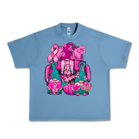 Pebble Blue Breast Cancer Gnomies Truck Urban Heavy Tee - BundleAndBundleShop