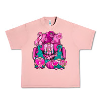 Salmon Breast Cancer Gnomies Truck Urban Heavy Tee - BundleAndBundleShop