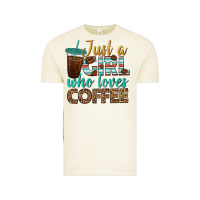Vintage Arctic just a girl who loves coffee Vintage Tee - BundleAndBundleShop