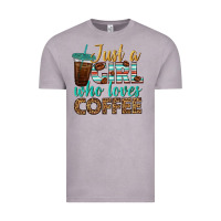 Vintage Zinc just a girl who loves coffee Vintage Tee - BundleAndBundleShop