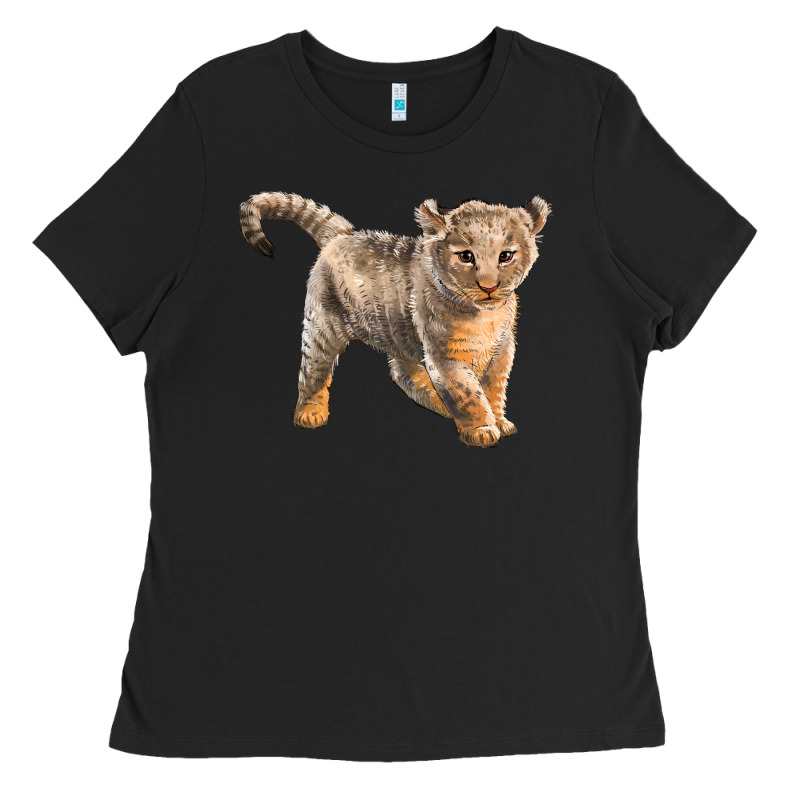 Baby Lion Ladies Tee by LillyAllenDesigns | Teevron