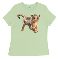 Matcha baby lion Ladies Tee - LillyAllenDesigns