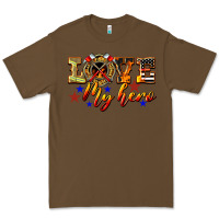Cacao Love My Hero Firefighter Premium Tee - LillyAllenDesigns