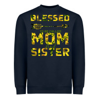 Navy Blessed Mom And Sister Heavyweight Sweatshirt - Bettercallsaul