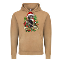Vintage Camel Merry Christmas skeleton with black cat Vintage Hoodie - NancyCooperArtShop