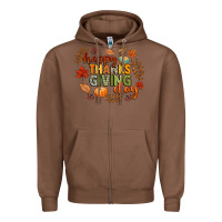 Chestnut happy thanksgiving day Zipper Hoodie - CowGirlArtShop
