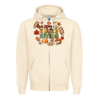 Sandshell happy thanksgiving day Zipper Hoodie - CowGirlArtShop