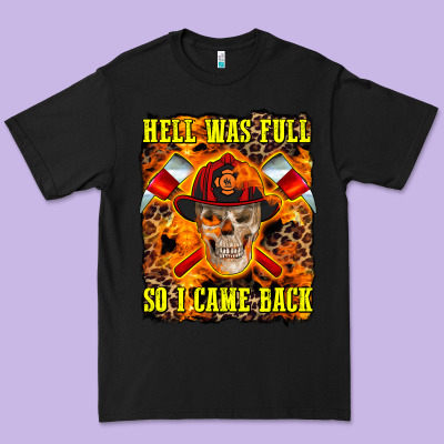 Western Hell Was Full So I Came Back Premium Tee Designed By Lillyallendesigns