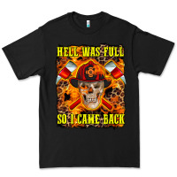 Black Western Hell Was Full So I Came Back Premium Tee - LillyAllenDesigns