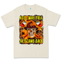 Bone Western Hell Was Full So I Came Back Premium Tee - LillyAllenDesigns