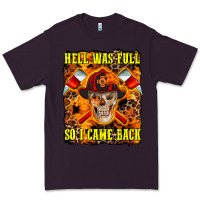 Plum Western Hell Was Full So I Came Back Premium Tee - LillyAllenDesigns