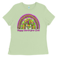 Matcha happy mardi gras y'all rainbow Ladies Tee - Jasminsmagicworld
