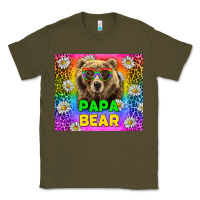 Army Green Western Papa Bear LGBTQ+ Tumbler Classic Tee - BundleAndBundleShop