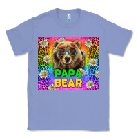 Colony Blue Western Papa Bear LGBTQ+ Tumbler Classic Tee - BundleAndBundleShop