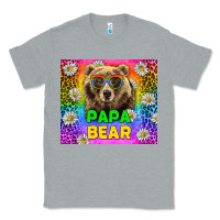 Heather Grey Western Papa Bear LGBTQ+ Tumbler Classic Tee - BundleAndBundleShop
