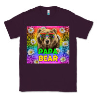 Plum Western Papa Bear LGBTQ+ Tumbler Classic Tee - BundleAndBundleShop