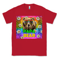 Red Western Papa Bear LGBTQ+ Tumbler Classic Tee - BundleAndBundleShop