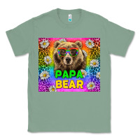 Sage Western Papa Bear LGBTQ+ Tumbler Classic Tee - BundleAndBundleShop