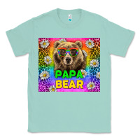Seafoam Western Papa Bear LGBTQ+ Tumbler Classic Tee - BundleAndBundleShop