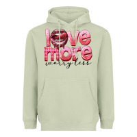 Matcha Love more worry less Heavyweight Hoodie - FaDigitalArtStudio