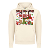 Vintage Artic North Pole Hot Chocolate christmas Vintage Hoodie - MaliasSmallBusiness