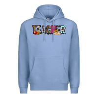 Colony Blue teacher Premium Hoodie - OliviaCreatesArt