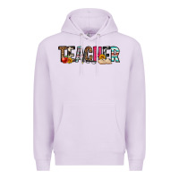 Lilac teacher Premium Hoodie - OliviaCreatesArt