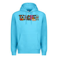 Ocean Blue teacher Premium Hoodie - OliviaCreatesArt