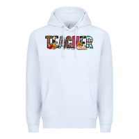 White teacher Premium Hoodie - OliviaCreatesArt