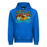 Cobalt fall pumpkin art Urban Hoodie - CowhideDigitalArt