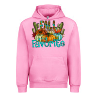 Fuchsia Pink fall pumpkin art Urban Hoodie - CowhideDigitalArt