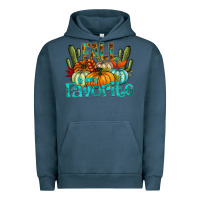 Pigment Midnight Navy fall pumpkin art Urban Hoodie - CowhideDigitalArt