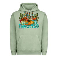 Pigment Oil Green fall pumpkin art Urban Hoodie - CowhideDigitalArt