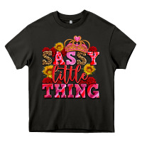 Asphalt sassy little thing with crown Heavy Core Tee - AdoDesignShop