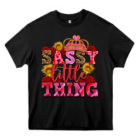 Black sassy little thing with crown Heavy Core Tee - AdoDesignShop
