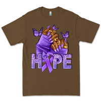 Cacao hope lavender ribbon all cancers Premium Tee - NancyCooperArtShop