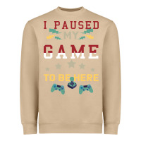 Mushroom I Paused My Game To Be Here Heavyweight Sweatshirt - Bettercallsaul