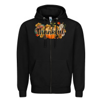 Black thankful Zipper Hoodie - CowGirlArtShop