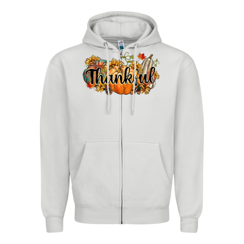 Thankful Zipper Hoodie by CowGirlArtShop | Teevron